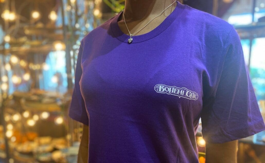 Bohemi Chic Purple T-Shirts - Image 4