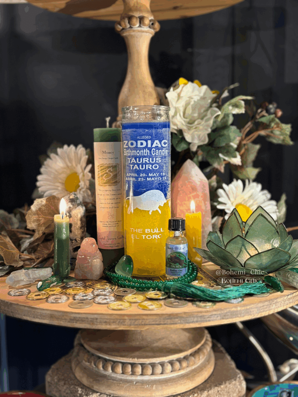 Taurus Zodiac 7-Day Conjure Candle