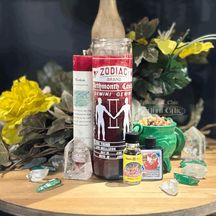 Gemini Zodiac 7-Day Conjure Candle